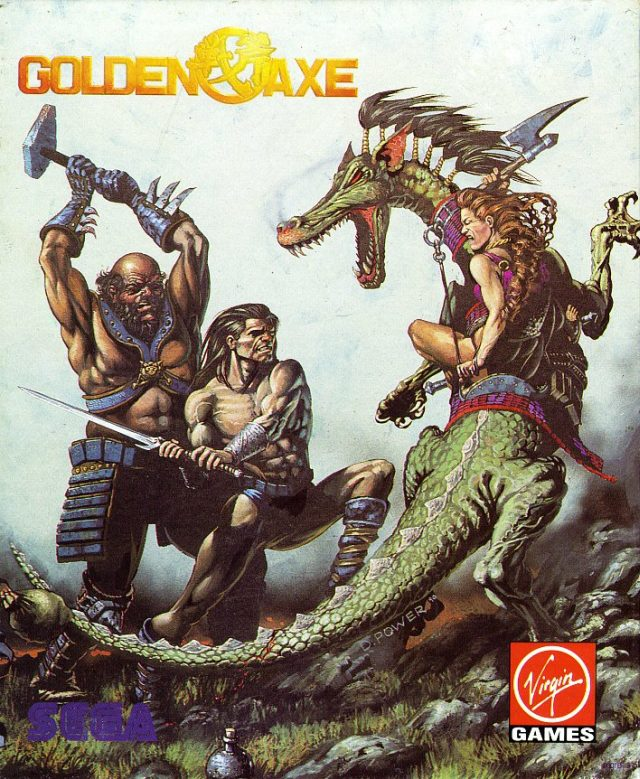 Golden Axe box art for Amiga